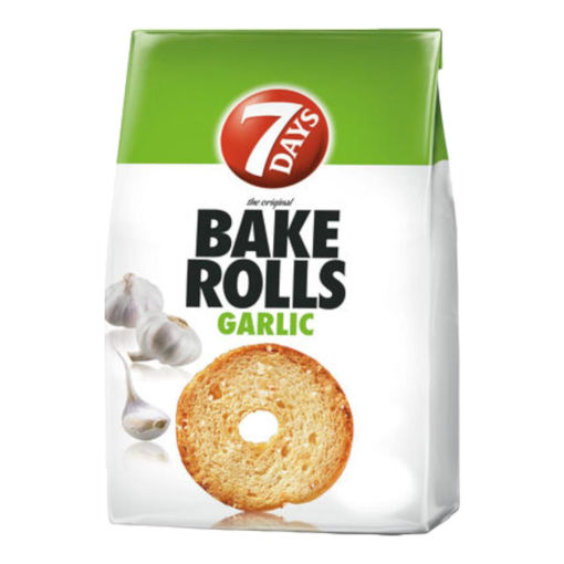 Picture of BAKE ROLLS GARLIC 150 GRAMS